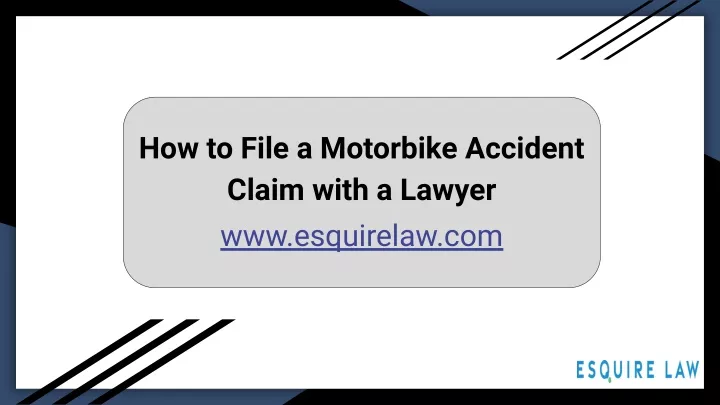 how to file a motorbike accident claim with