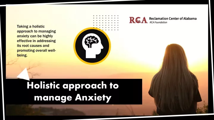 taking a holistic approach to managing anxiety