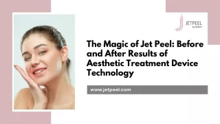 Aesthetic Treatment Device Technology | Jetpeel