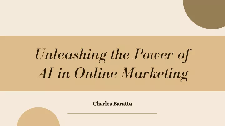 unleashing the power of ai in online marketing