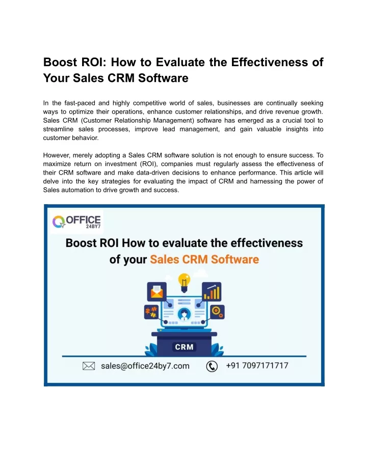 boost roi how to evaluate the effectiveness