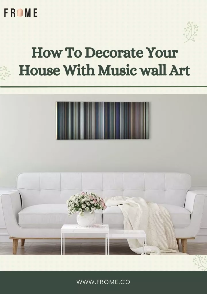 how to decorate your house with music wall art