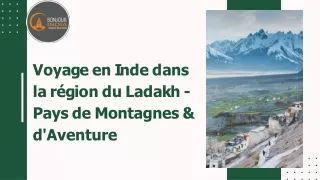 Voyage en Inde dans la région du Ladakh - Pays de Montagnes & d'Aventure
