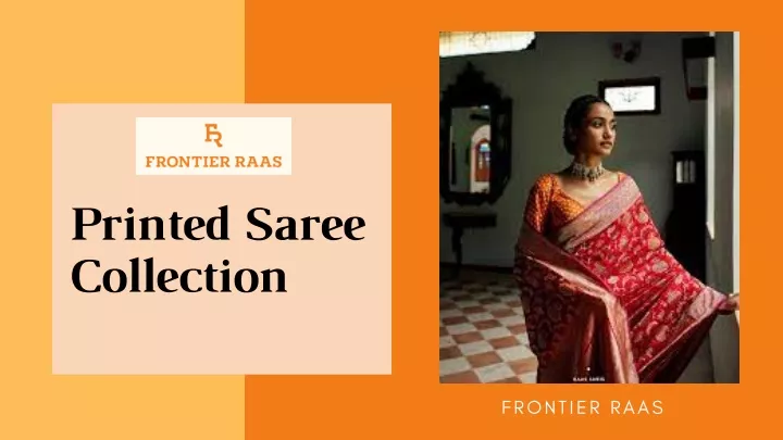 printed saree collection