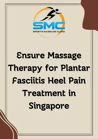 Relieve Plantar Fasciitis Heel Pain with Specialized Treatment