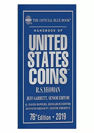 $PDF$/READ/DOWNLOAD A Handbook of United States Coins Blue Book 2019