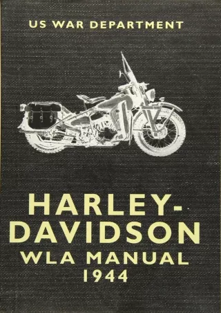 [PDF READ ONLINE] Harley Davidson WLA Manual 1944