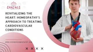 Revitalizing the Heart: Homeopathy's Approach to Treating Cardiovascular Conditi