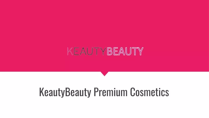 keautybeauty premium cosmetics