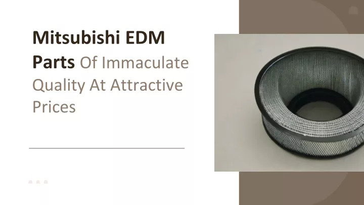 mitsubishi edm parts of immaculate quality at attractive prices