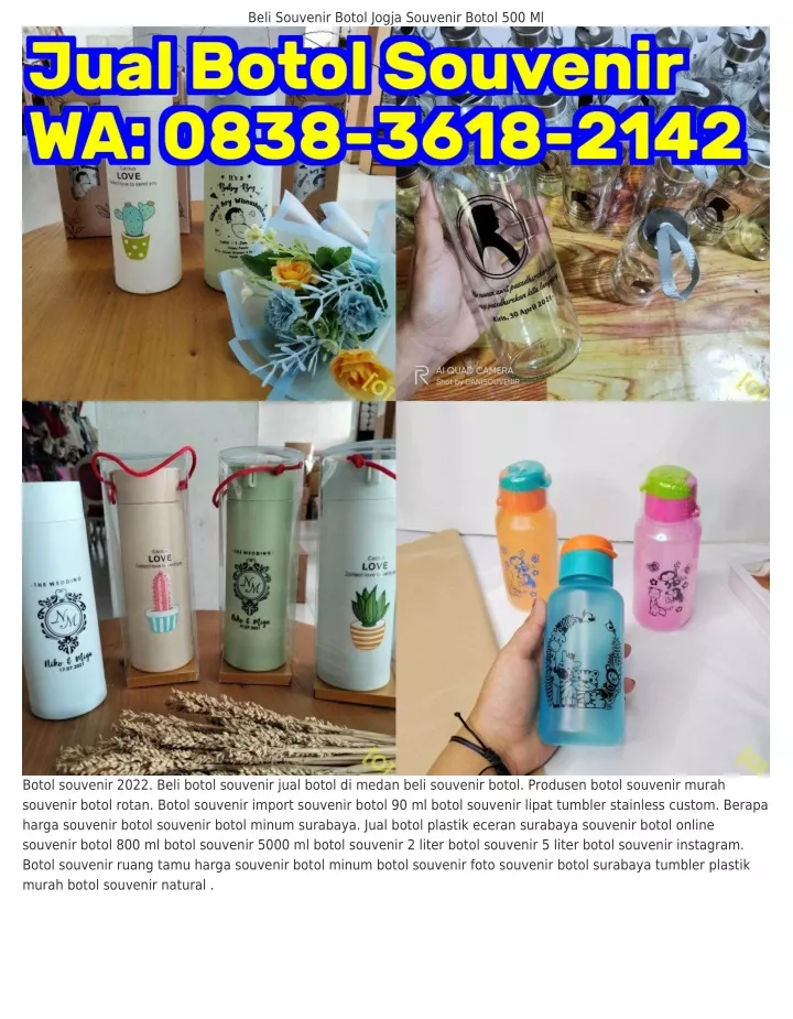 beli souvenir botol jogja souvenir botol 500 ml