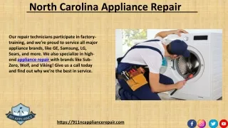 North Carolina Appliance Repair Service