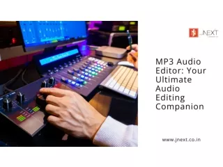 MP3 Audio Editor Your Ultimate Audio Editing Companion