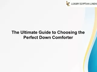 the ultimate guide to choosing the perfect down