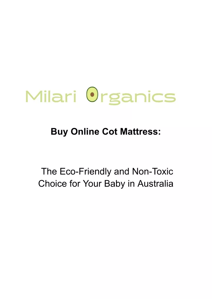 buy online cot mattress
