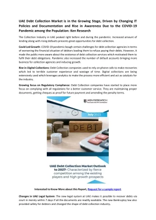 uae debt collection market is in the growing