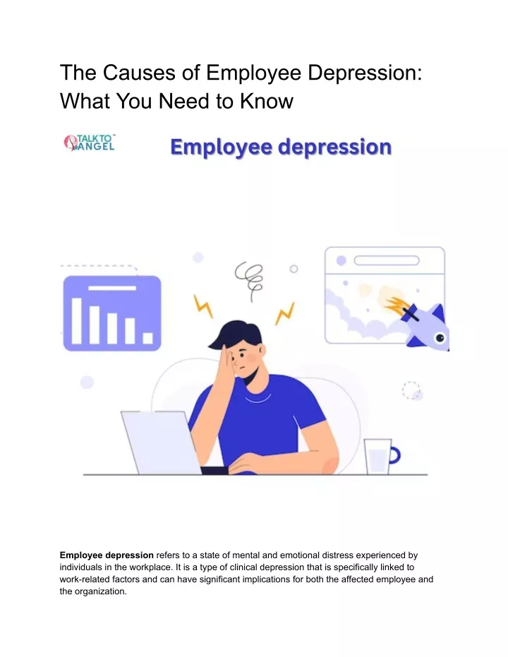 the causes of employee depression what you need