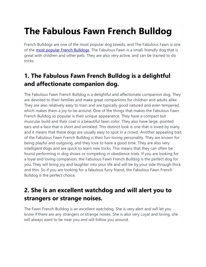 the fabulous fawn french bulldog