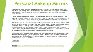 Personal Makeup Mirrors