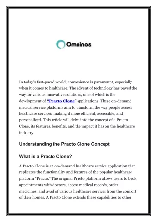 Practo Health App Clone Script | Practo Clone Health App Development Company