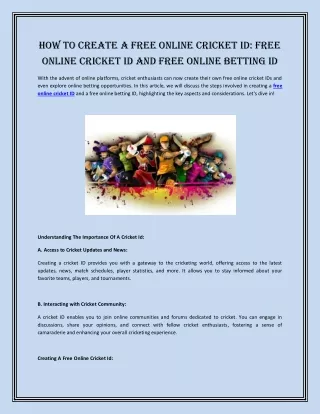 How_To_Create_A_Free_Online_Cricket_ID