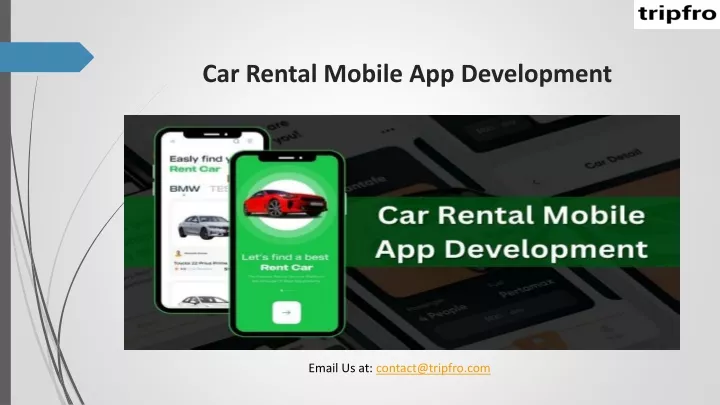 car rental mobile app development