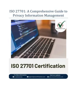 iso 27701 a comprehensive guide to privacy