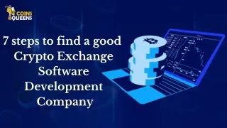 7 steps to find a good crypto software development company