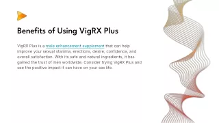 Enhance Your Vigor with VigRX Plus