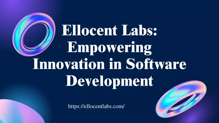 ellocent labs empowering innovation in software
