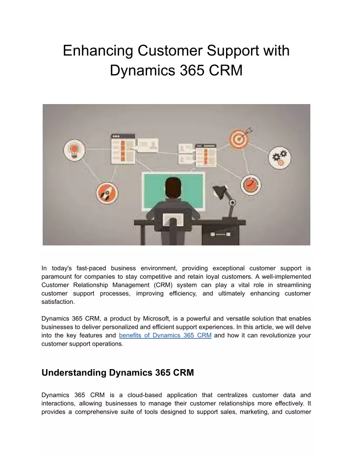 enhancing customer support with dynamics 365 crm