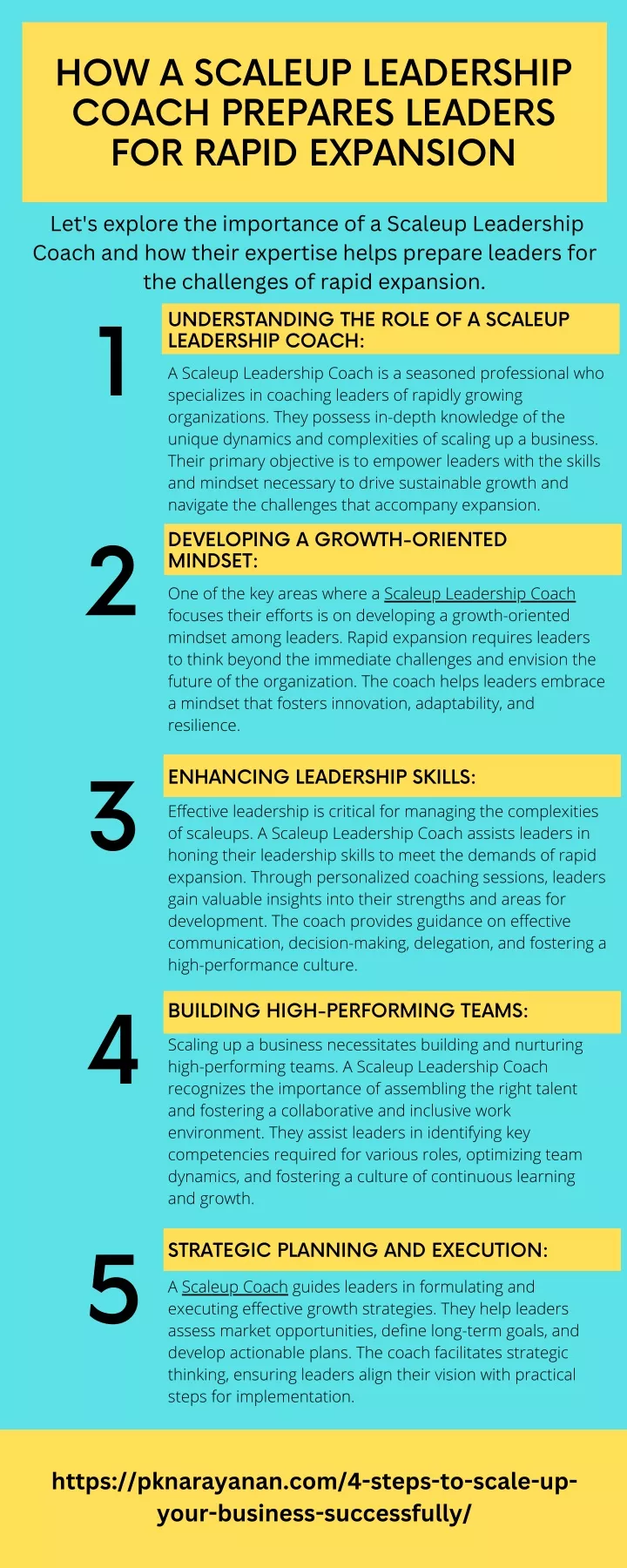 how a scaleup leadership coach prepares leaders