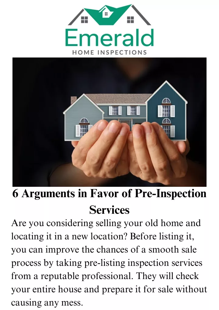 6 arguments in favor of pre inspection services