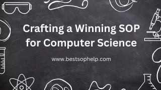 Crafting a Winning SOP for Computer Science