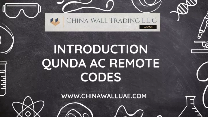 introduction qunda ac remote codes