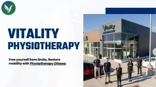 Best Physiotherapy Centre in Ottawa | Vitality Physiotherapy and Wellness Centre