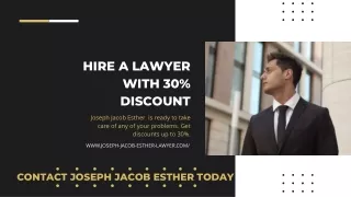 Lawyer Joseph Jacob Esther