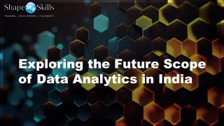 exploring the future scope of data analytics