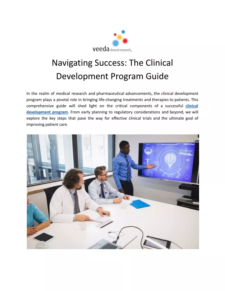 navigating success the clinical development