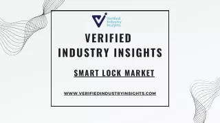 Smart Lock Market Size And Forecast
