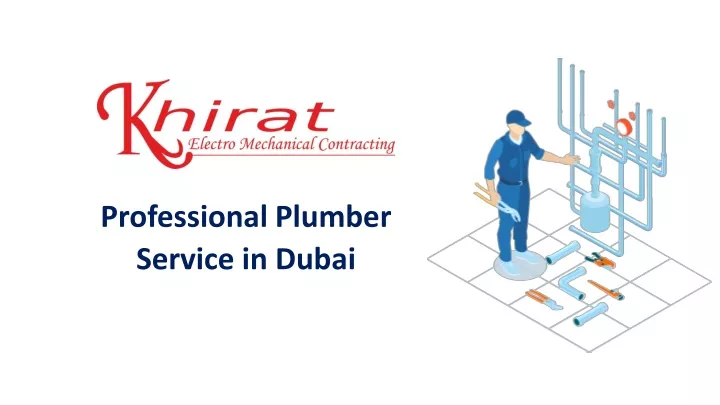 professional plumber service in dubai