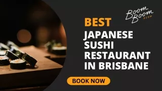 Best Japanese Sushi Restaurant in Brisbane