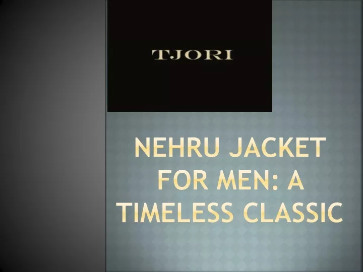 nehru jacket for men a timeless classic