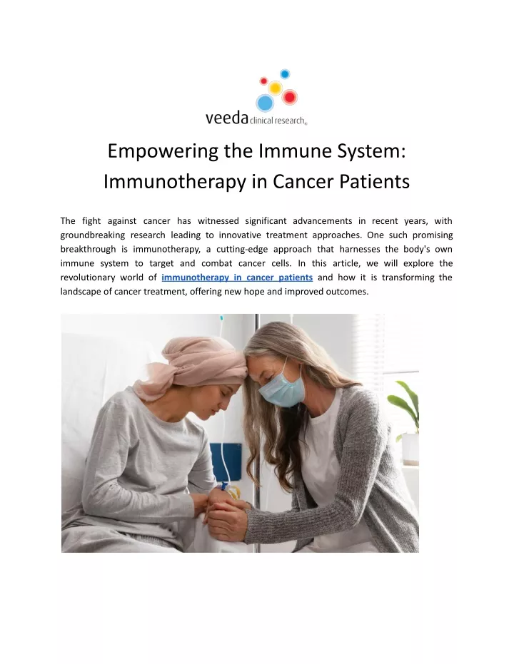 empowering the immune system immunotherapy
