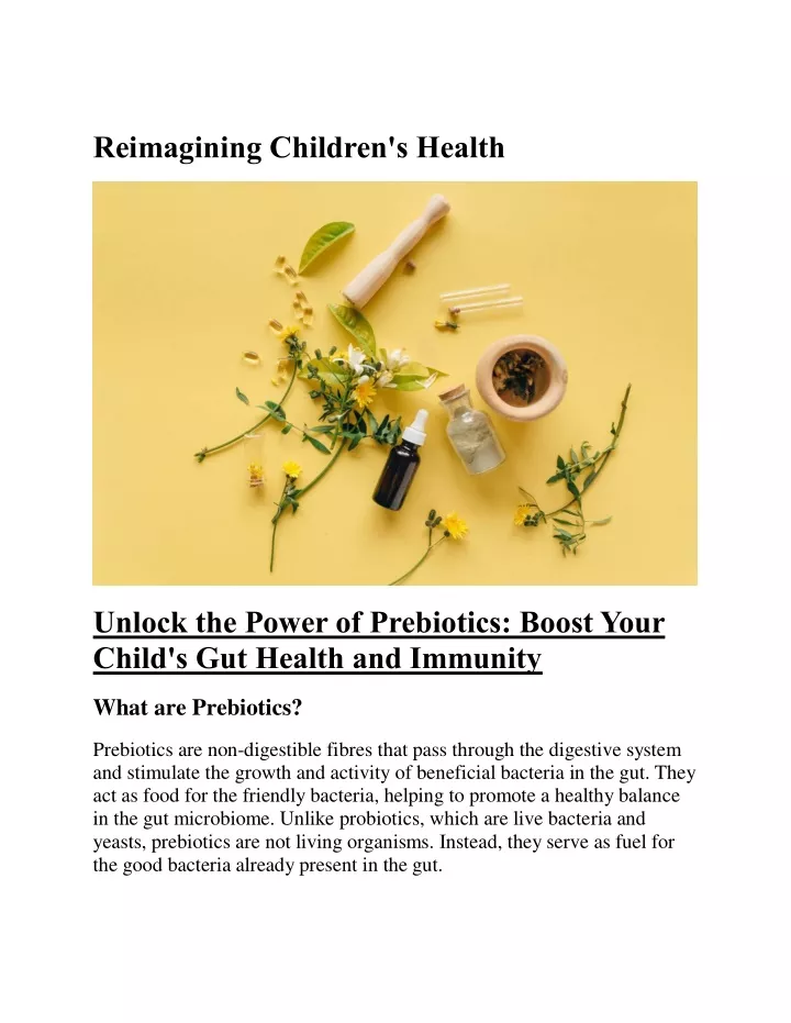 reimagining children s health