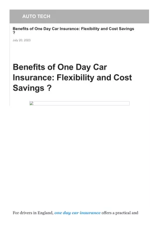 benefits-of-one-day-car-insurance