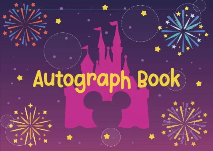 download autograph book create your