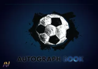 Ebook download Autograph Book Football Autograph Book For Collecting Celebrity and Sports Stars Signatures Blank Scrapbo