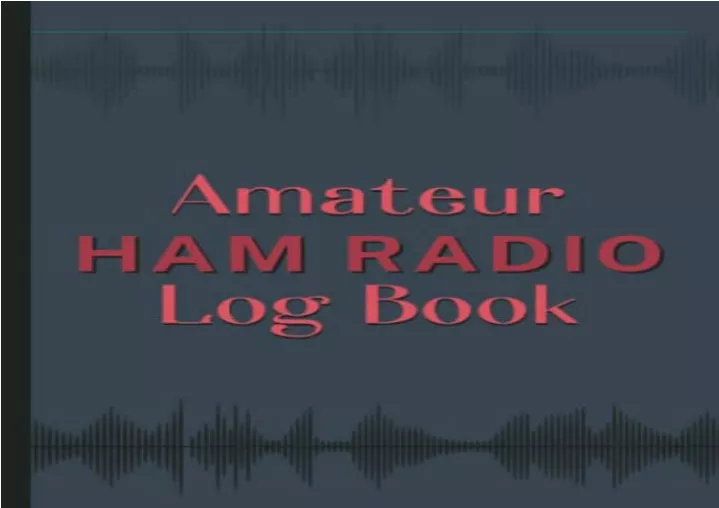 kindle online pdf amateur ham radio log book