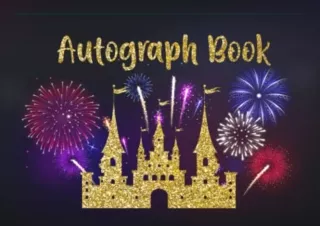 Kindle online PDF Autograph Book Keepsake Signatures Book With Tons Of Room To Collect Autographs From All Of Your Memor